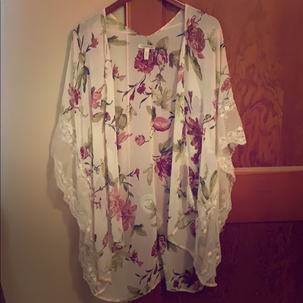 Floral cardigan